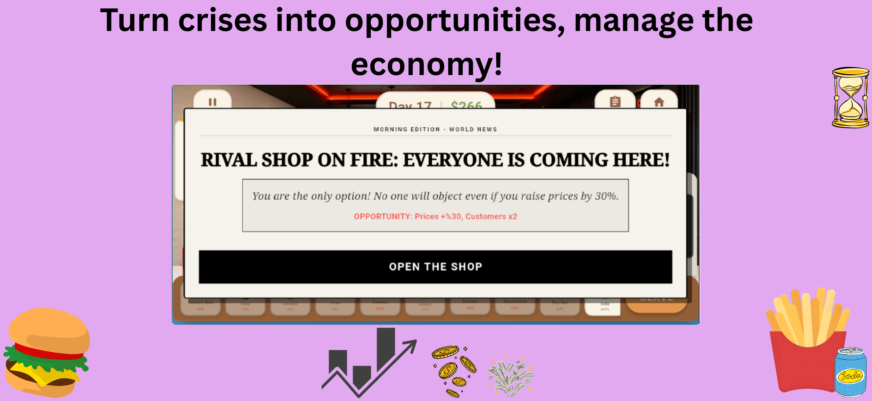 Burgerer Tycoon Summaries