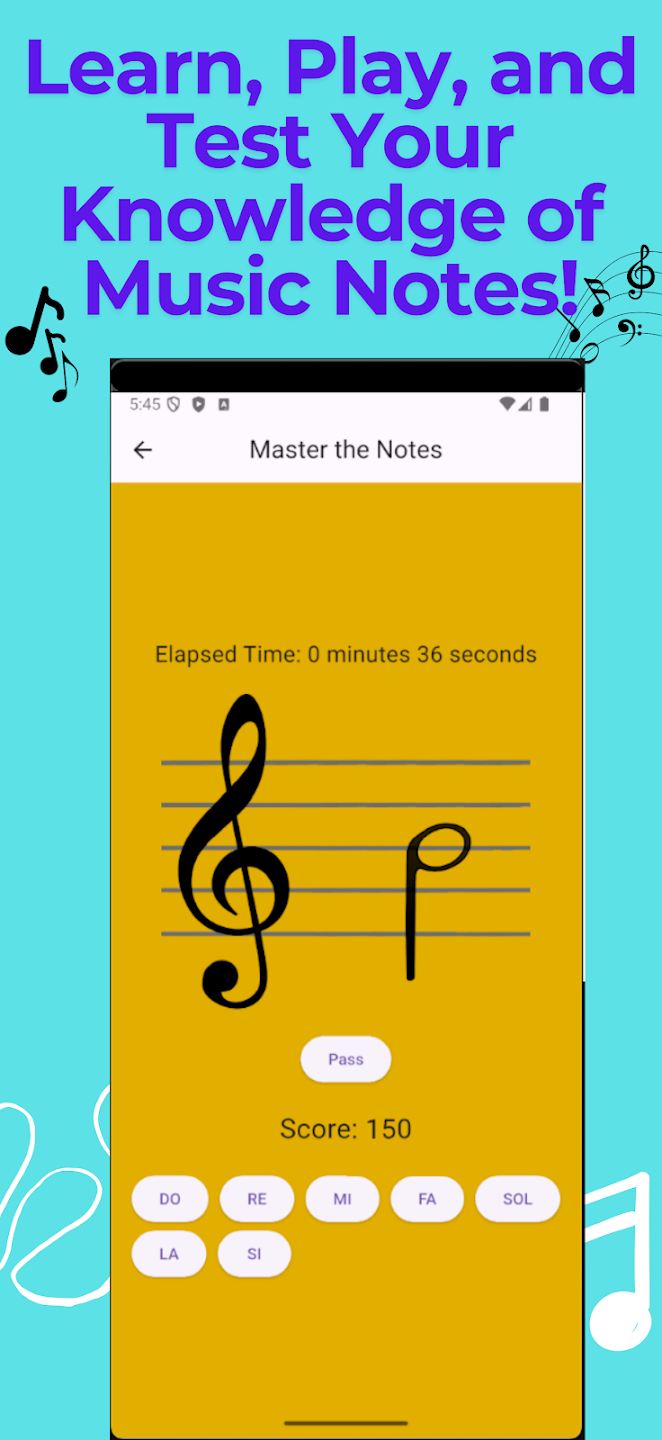 Master the Notes Virtual Piano